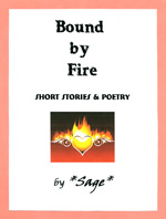 Image of front cover: 'Bound by Fire' by *Sage*